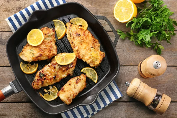 Italian chicken piccata — Stock Photo, Image