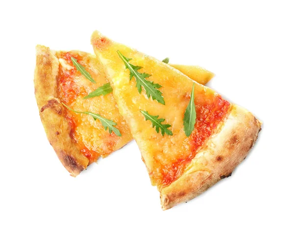 Smaczne pizze plastry — Zdjęcie stockowe