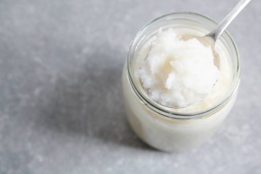 Hindistan cevizi yağı ile jar 