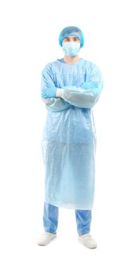 yakışıklı genç bir doktor 