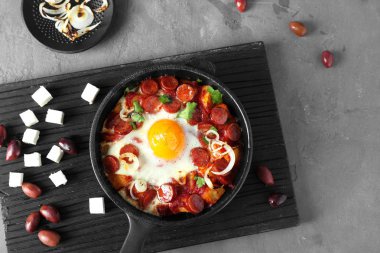 lezzetli pişmiş yumurta