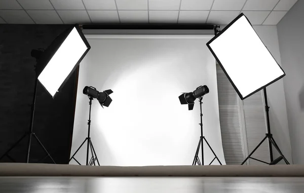 Lege fotostudio — Stockfoto