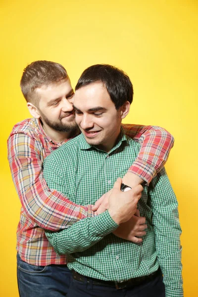 Feliz gay casal — Fotografia de Stock