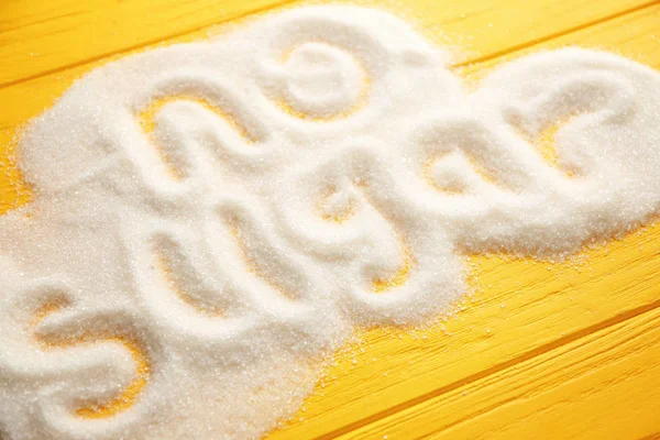 Tekst nr cukru — Zdjęcie stockowe