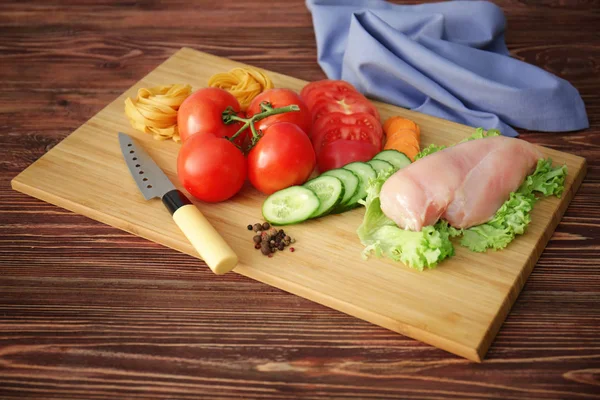 Filetto di pollo con verdure — Foto Stock