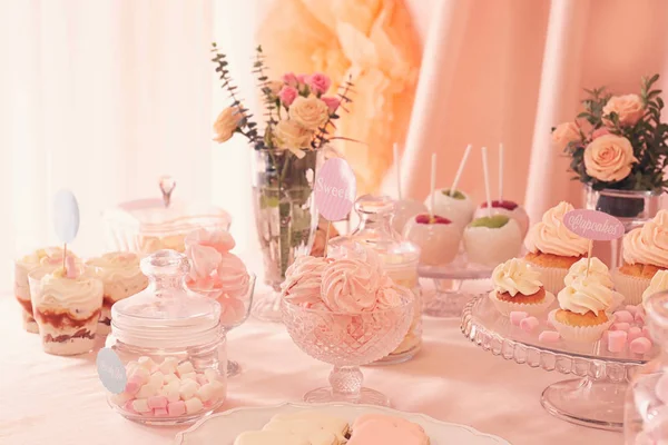 Barra de doces para festa — Fotografia de Stock