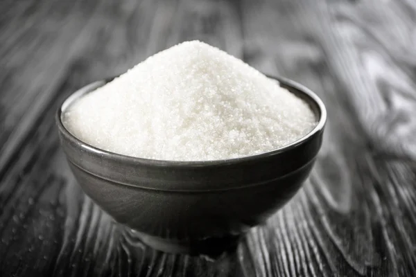 Cuenco lleno de azúcar — Foto de Stock