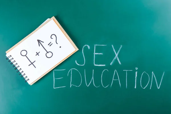 ข้อความ เซ็กส์ EDUCATION — ภาพถ่ายสต็อก