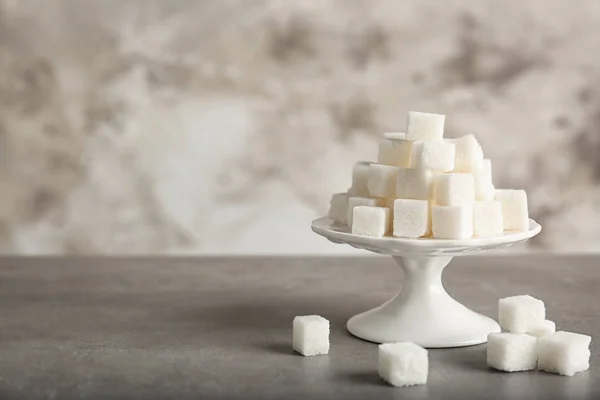 Ständer mit Zuckerwürfeln — Stockfoto