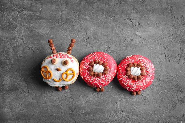 Creative glazed donuts — Stock Photo, Image