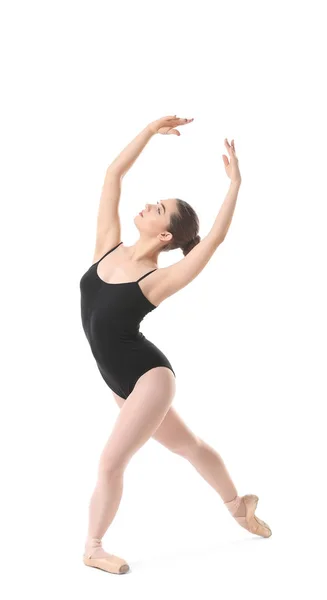 Young beautiful ballerina dancing — Stock Photo, Image