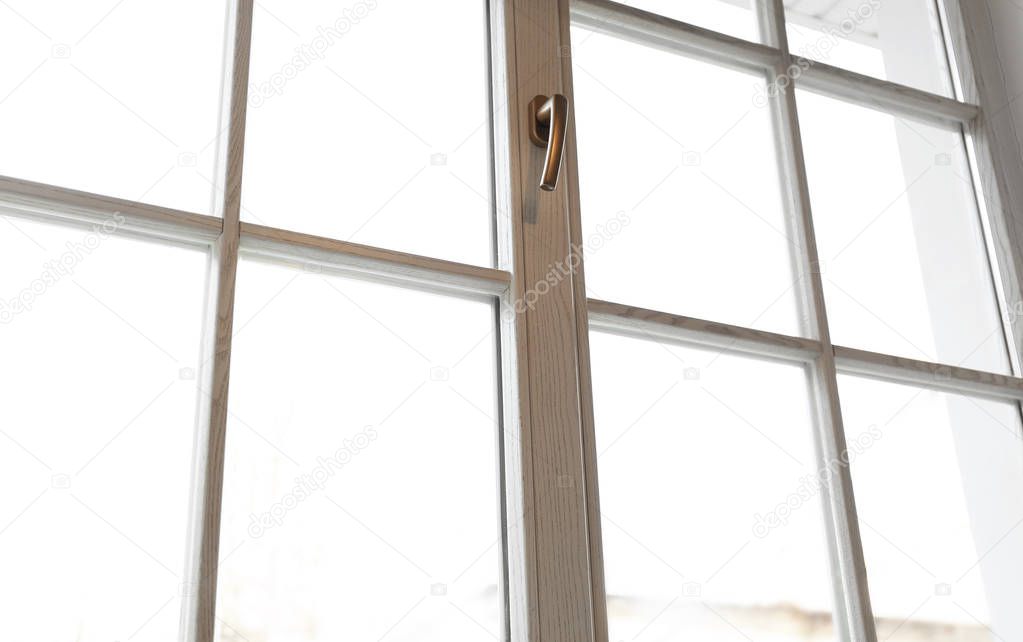 Large wooden window