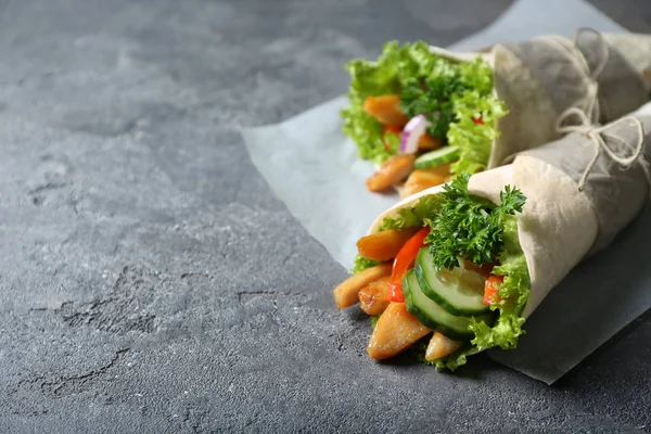 Utsökt kebab smörgåsar — Stockfoto