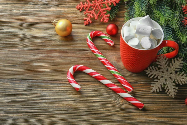 Christmas candy canes — Stock Photo, Image