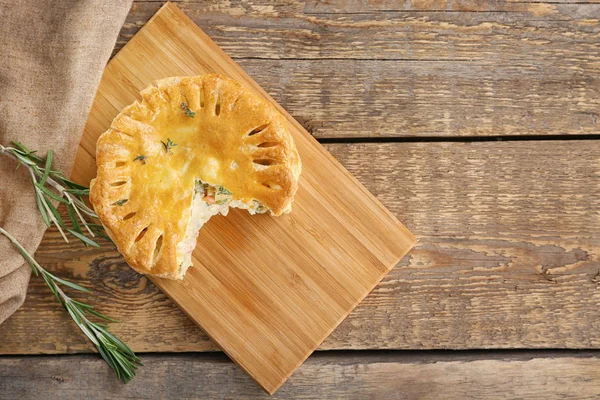 Tasty chicken pot pie — Stock Photo, Image