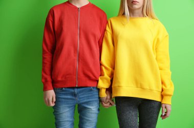 Genç lezbiyen çift 