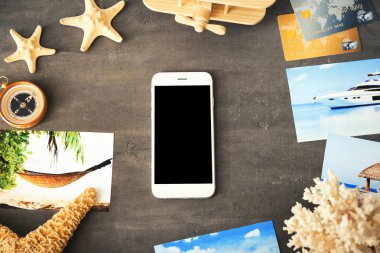 Seyahat apps kavramı