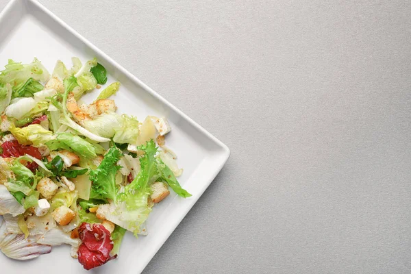 Tasty fresh chicken salad — Stock Photo, Image