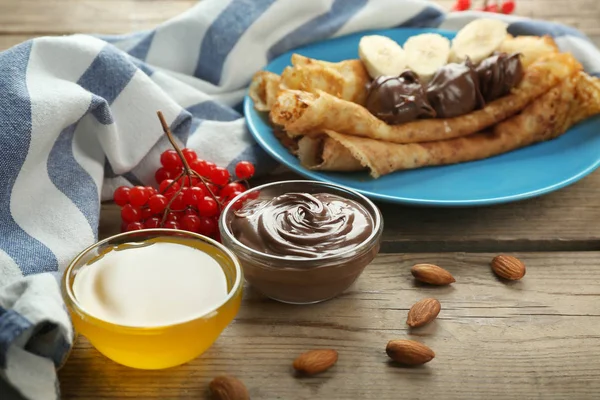 Homemade tasty pancakes — Stock Photo, Image