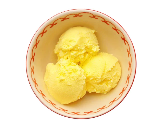 Мороженое в миске — стоковое фото