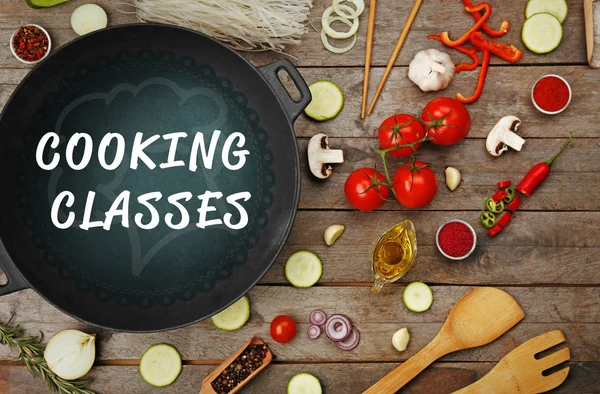 Concepto de clases de cocina — Foto de Stock