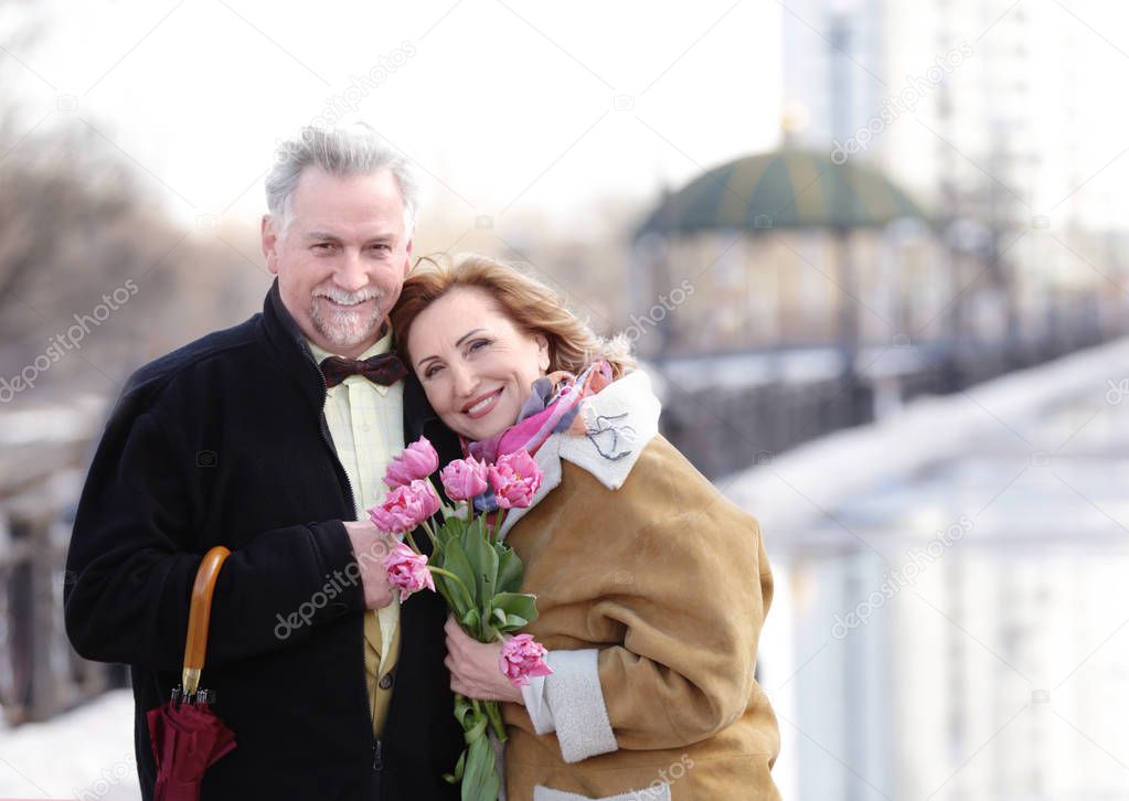 Happy senior couple  