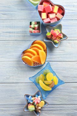 Lezzetli jöle şekerler 