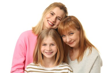 Anne ve kızı olan kadın 