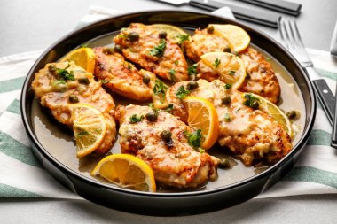 lezzetli tavuk piccata 