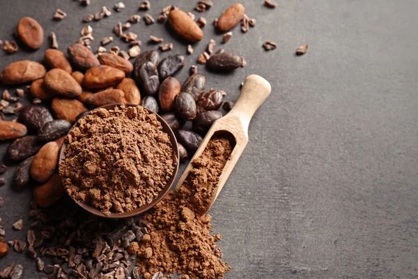 Aromatische cacaopoeder — Stockfoto