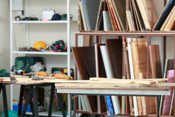 Tools in carpenter's workshop — Stock Photo, Image