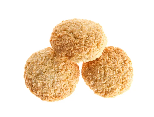 Lahodné kokosové sušenky — Stock fotografie