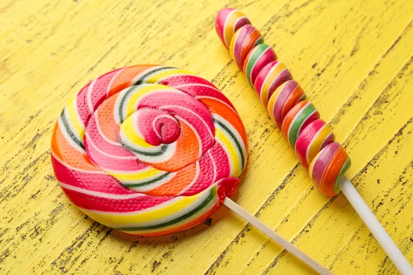 맛 있는 막대 사탕으로 구성 — 스톡 사진