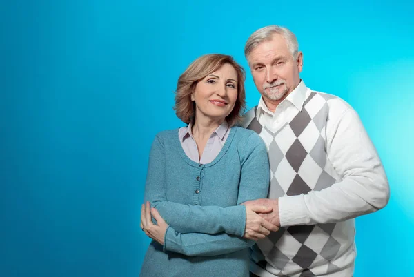 Feliz pareja de ancianos — Foto de Stock