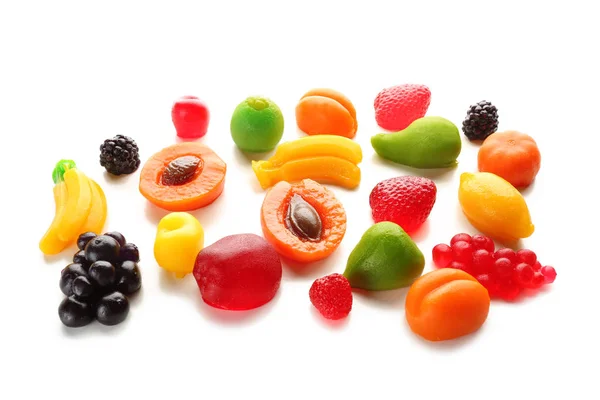 Fruit gelei snoepjes — Stockfoto