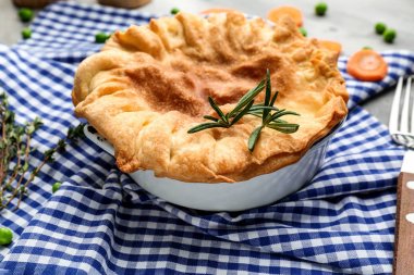 lezzetli tavuk pot pasta