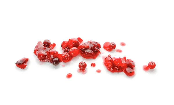 Salpicos de molho de cranberry — Fotografia de Stock