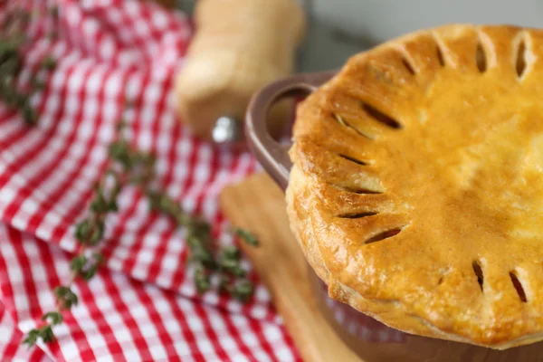 Pot pie kurczaka pyszne — Zdjęcie stockowe