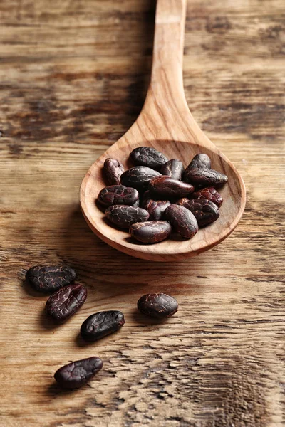Aromatische Kakaobohnen — Stockfoto