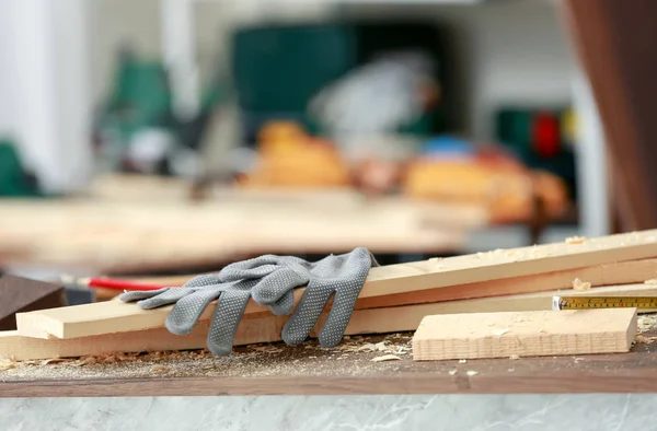 Herramientas en taller de carpintería —  Fotos de Stock