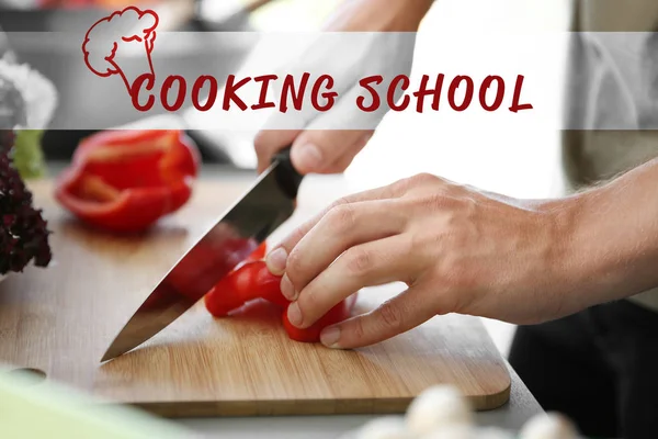 Conceito de escola de culinária — Fotografia de Stock