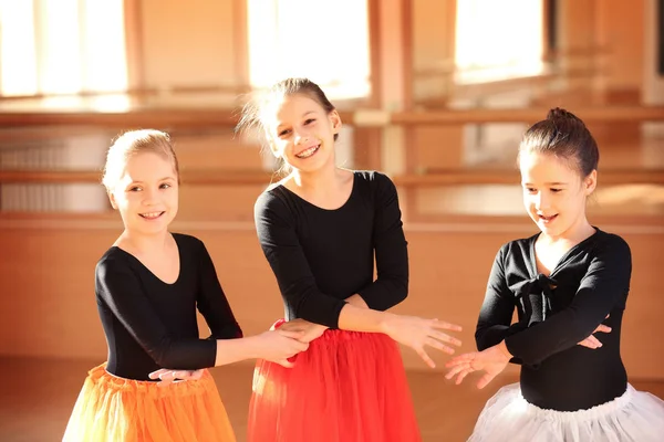 Söt Liten Ballerinor Dansstudio — Stockfoto