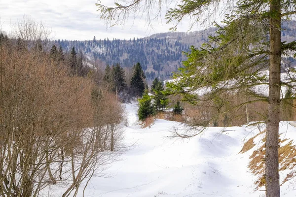 Vakkert landskap på feriestedet – stockfoto