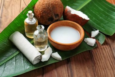 Hindistan cevizi ile Spa kompozisyon 