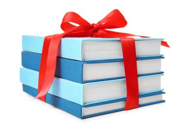 Kurdele ile kitap yığını