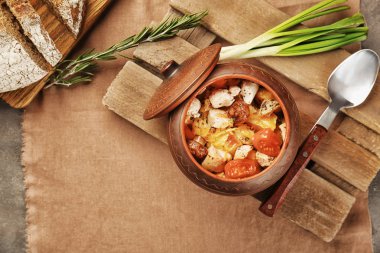 Sakat pot ile Tavuk yahni