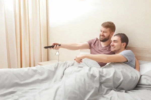Šťastný homosexuální pár — Stock fotografie