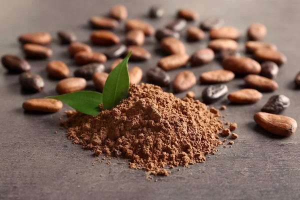 Aromatische cacaopoeder — Stockfoto