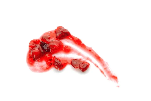 Cranberry sauce splatter — Stock Photo, Image