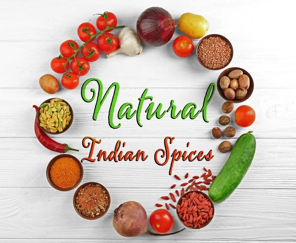 Natuurlijke indiaanse kruiden — Stockfoto